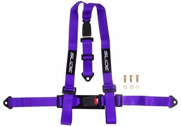 PASY SLIDE 3 PUNKTOWE 2 CALE SPORTOWE SZELKOWE PURPLE