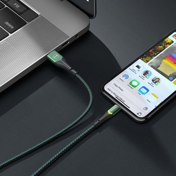 КАБЕЛЬ MCDODO USB-C FAST USB TYPE C 1M QC 4.0 LED