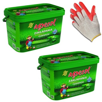 Nawóz do zakładania i regeneracji trawnika nawóz do siewu traw AGRECOL 10KG
