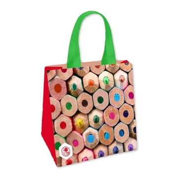 Torba na zakupy 26L 34x34x22 Kredkowy mural 1szt