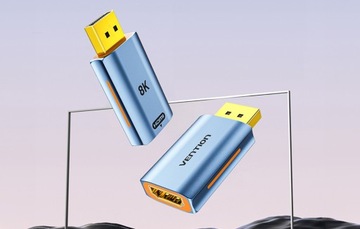 АДАПТЕР VENTION ПОРТ ДИСПЛЕЯ АДАПТЕР HDMI НА DISPLAYPORT 8K 4K 144 Гц