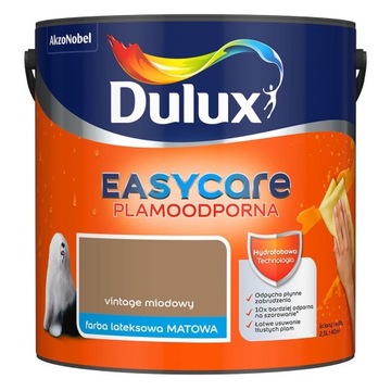 Dulux EasyCare Farba Ścienna Vintage Miodowy 2,5L
