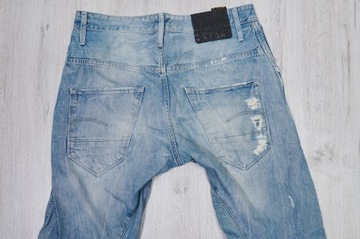 G-STAR RAW ARC TAPERED LOOSE JEANSY spodnie męskie PREMIUM 31/34 pas 80