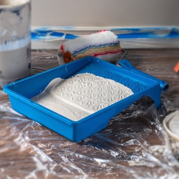 БОЛЬШОЙ ПОДДОН ДЛЯ МАКРАСНОГО ВАЛИЦА, СИНИЙ, 1 ШТ.