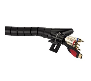 Чехол Спираль Кабельный органайзер Оплетка 16 мм Белый