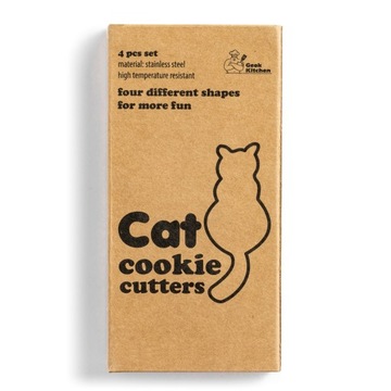 Формочки для печенья CAT KITS, 4 шт.