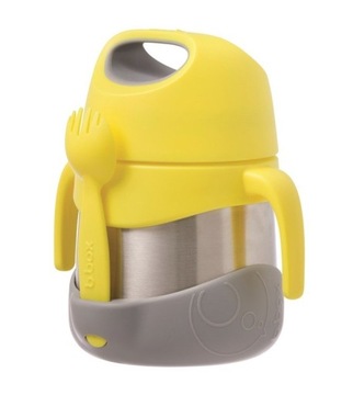 B.box Termos obiadowy na zupę i obiad dla dzieci 335 ml Lemon Sherbet