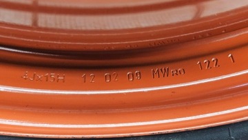 OPEL AGILA B SUZUKI SPLASH KOLO DOJEZDOVÉ 125/70R15 ORIGINÁLNÍ VELMI DOBRÝ EVROPA
