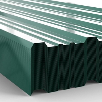 НАБОР ТРАПЕЦИАЛЬНЫХ ОЦИНКОВАННЫХ ЛИСТОВ 12 шт. 129x45см