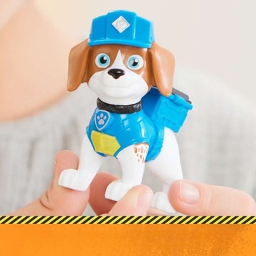 Щенячий патруль RUBBLE & CREW Wheeler СИНИЙ САМОСВАЛ СТРОИТЕЛЬНАЯ АВТОМОБИЛЬ +ФИГУРА