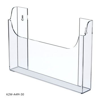 A4 Kieszeń pozioma na foldery, ulotki z PLEXI 3mm