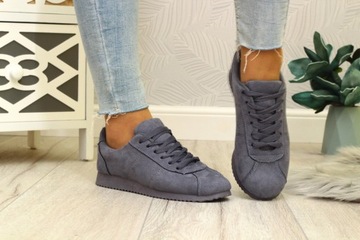 КРОССОВКИ Женские СПОРТИВНЫЕ, СЕРЫЕ