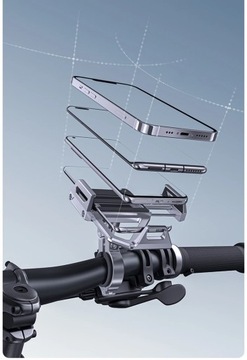 Алюминиевый держатель для телефона для мотоцикла, держатель