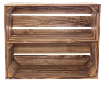 ДЕРЕВЯННЫЙ ЯЩИК, обожженный, ЯЩИКИ, ПОЛКА, ШКАФ