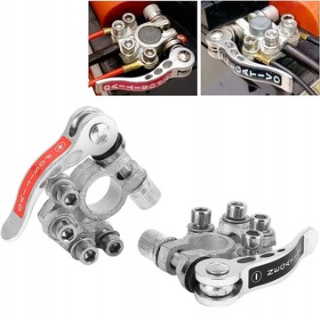 РАЗЪЕМЫ КЛЕММЫ АККУМУЛЯТОРА ПОЛОЖИТЕЛЬНЫЙ ОТРИЦАТЕЛЬНЫЙ - 2 шт. КЛЕММА КЛЕММА КЛЕММА НАБОР КЛЕММ.