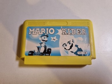 Mario Rider, VT-21B, Gra na konsolę PEGASUS, Kartridż. Unikalny.