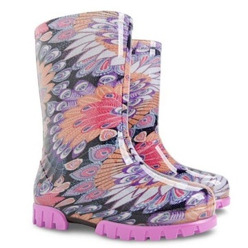 Kalosze Demar Twister PRINT M pi&oacute;ra PL roz. 22/23