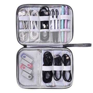 СУМКА-ОРГАНИЗАТОР ДЛЯ ПУТЕШЕСТВИЯ ДЛЯ ЗАРЯДНЫХ КАБЕЛЕЙ