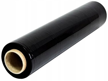 Folia stretch 1,5kg czarna strecz czarny owijania