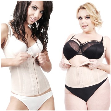 Orirose GORSET pas mocno WYSZCZUPLAJĄCY modelujący BRZUCH z regulacją SIZE+