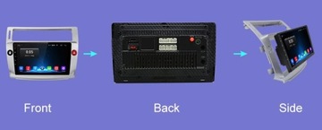 Радио Android 12 GPS CITROEN C4 PL WiFi 2/32