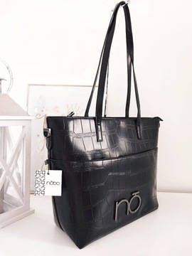 Nobo torba shopper bag czarna design