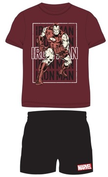 PIŻAMA MĘSKA AVENGERS MARVEL IRON MAN KOSZULKA