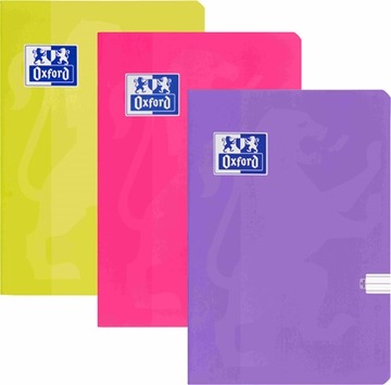 Zeszyt w linię A5 Oxford 60 kartek , 3 zeszyty