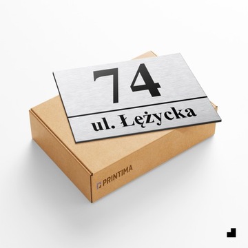 НОМЕР ДОМА 32х21см АДРЕСНАЯ ТАБЛИЧКА С НОМЕРОМ ДОМА НОМЕР ДОМА СЕРЕБРЯНЫЙ