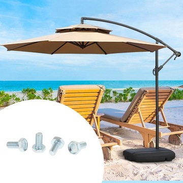 Akcesoria do parasoli ogrodowych Części Podstawy parasoli Naprawa śrub do ram krzyżowych