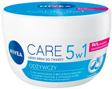 Nivea CARE 5w1 odżywczy lekki krem do twarzy 100 ml