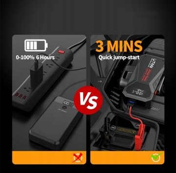 СТАРТЕР UTRAI Jstar X1 СТАРТЕР 12 В 1000 А СУПЕРКОНДЕНСАТОР 8,0 Л