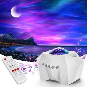 Lampka Nocna Prezent - Projektor Gwiazd Star LED