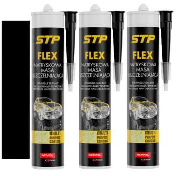 NOVOL STP FLEX NATRYSKOWA MASA 3x 290ml CZARNA