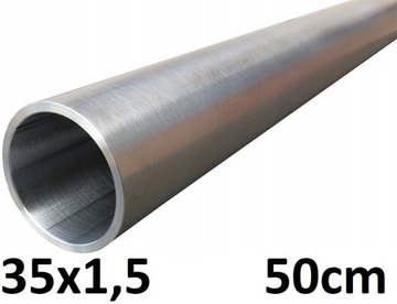 Rura nierdzewna kwasiak fi 35x1,5mm gat.304 | 50cm