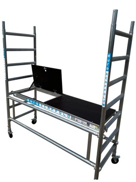 Rusztowanie aluminiowe Jezdne Euroscaffold 3 m WR Profesjonalne
