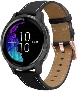 КОЖАНЫЙ РЕМЕНЬ ДЛЯ ЧАСОВ GARMIN VIVOACTIVE 4S / VENU 2S | ШИРИНА 18ММ