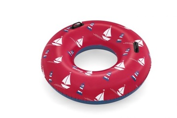 Синий круг для плавания, 119 см.