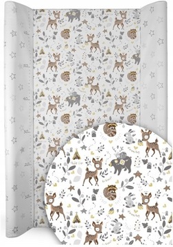 PRZEŚCIERADŁO NA PRZEWIJAK POKROWIEC Z GUMKĄ 70cm BAWEŁNA BABYMAM