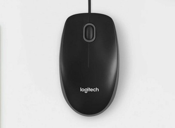 Mysz przewodowa Logitech B100 czarna