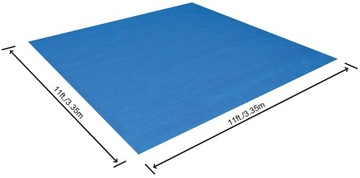 Фонд защитного коврика под бассейном 335x335см БЕСС 58001