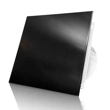 Wentylator łazienkowy 100 mm czarny czujnik wilgotności + timer