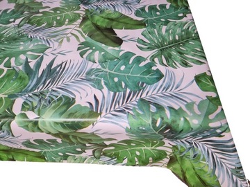 CERATA OBRUS LIŚCIE ZIELONE UNIKAT NA WYMIAR METRY