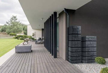 БАК ДЛЯ ДОЖДЕВОЙ ВОДЫ С FAP TOWER STONE GREY 500Л