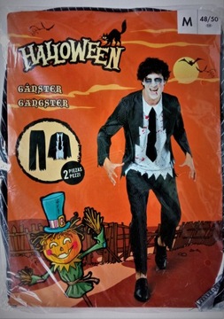 Kostium Strój HALLOWEEN Gangster , Zombie ? ( L )