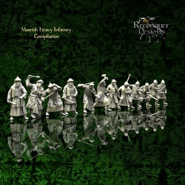 15mm Moorish Heavy Infantry Compilation Set A x10