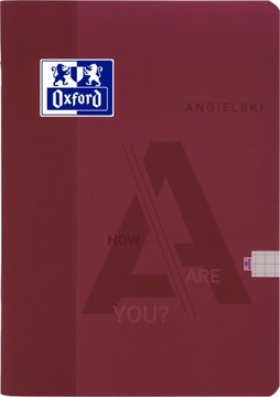 Zeszyt A5 60k w kratkę JĘZYK ANGIELSKI OXFORD