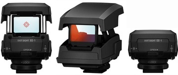 OLYMPUS EE-1 Viewfinder Оптический видоискатель вверху. Останавливаться