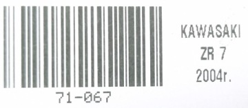 НОЖКИ ЦЕНТРАЛЬНОЙ СТОЙКИ KAWASAKI ZR 7 99-04