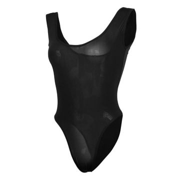 Damski jednoczęściowy strój kąpielowy bikini czarny